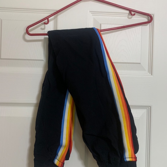 LAST CHANCE! Rainbow Stripe Pants - Picture 2 of 2